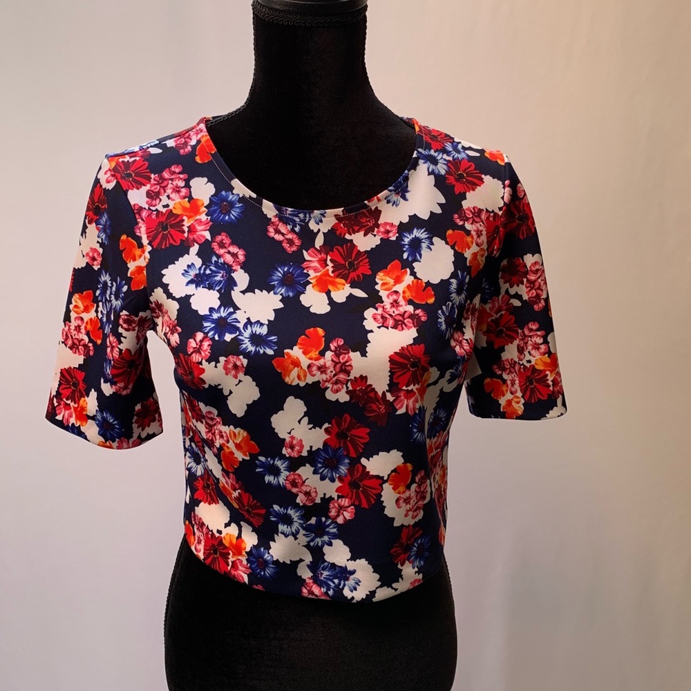 Express Floral Crop Top